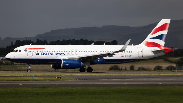 G-EUYV:Airbus A320-200:British Airways
